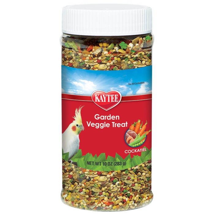 Kaytee Garden and Veggie Treat Jar -- Cockatiel 10 oz