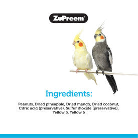 ZuPreem Real Rewards Tropical Mix Bird Treats Medium Birds 6 oz