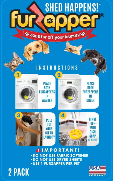 FurZapper Pet Hair and Fur Remover for Laundry - 865850000446