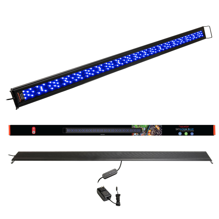 Aquatop SkyAqua Actinic Blue LED Aquarium Light 48-54in 27w