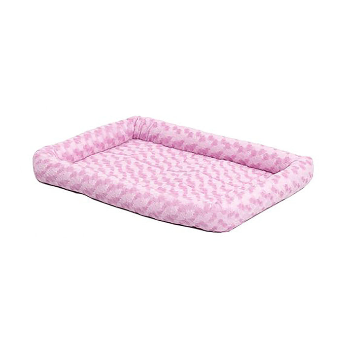 MidWest Homes for Pets QuietTime Bolster Dog Bed Pink 12in X 18in