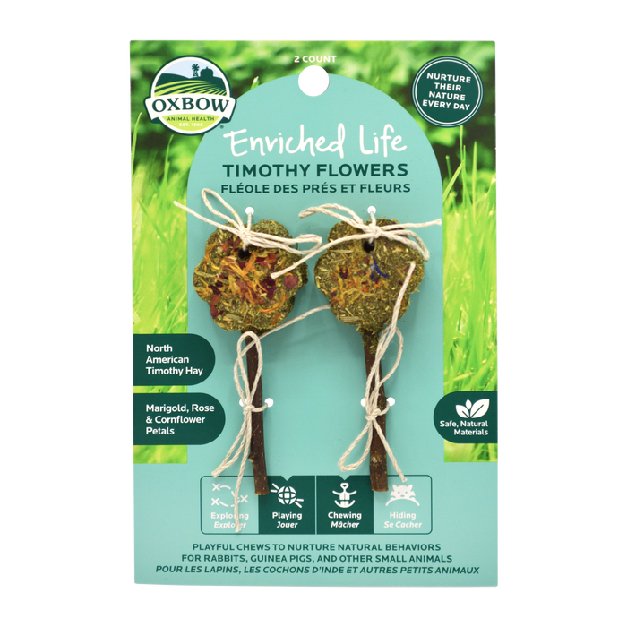 Oxbow Animal Health Enriched Life Timothy Flowers Small Animal Chew One Size
