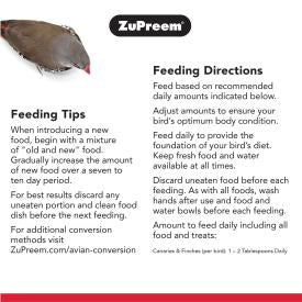 ZuPreem Smart Selects Bird Food Canaries & Finches 2 lb
