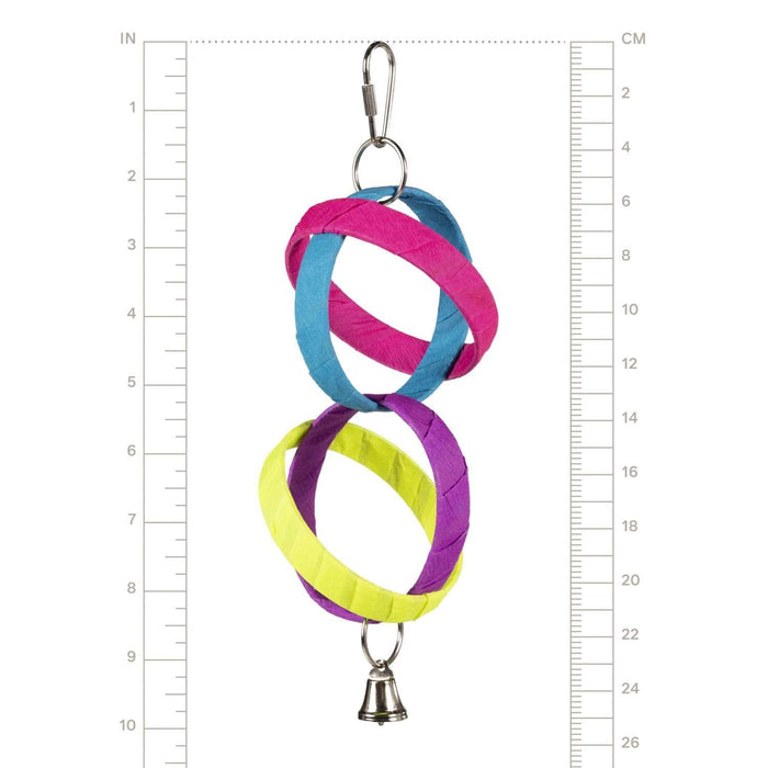 Prevue Pet Products Tropical Teasers Sisal Hoops Bird Toy