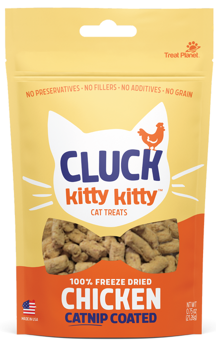 Etta Says! Kitty Kitty 100% Freeze Dried Cat Treat Chicken w/Catnip 0.75oz