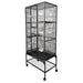 A&E Cage Company 32"x18" Multi-Level Flight Cage with Ladders - Black - 644472105278B2