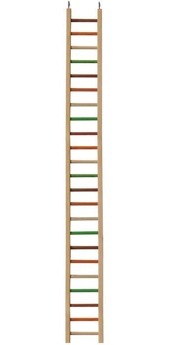 A&E Cage Company Wooden Hanging Ladder 49.25" x 5.25" x 0.75" (0.5" Diameter Ladder Rungs) - 644472011715