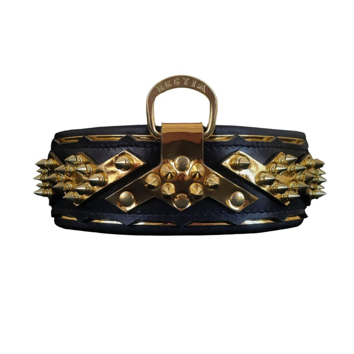 Bestia The Midas Collar Gold for Dogs - 5060978811935