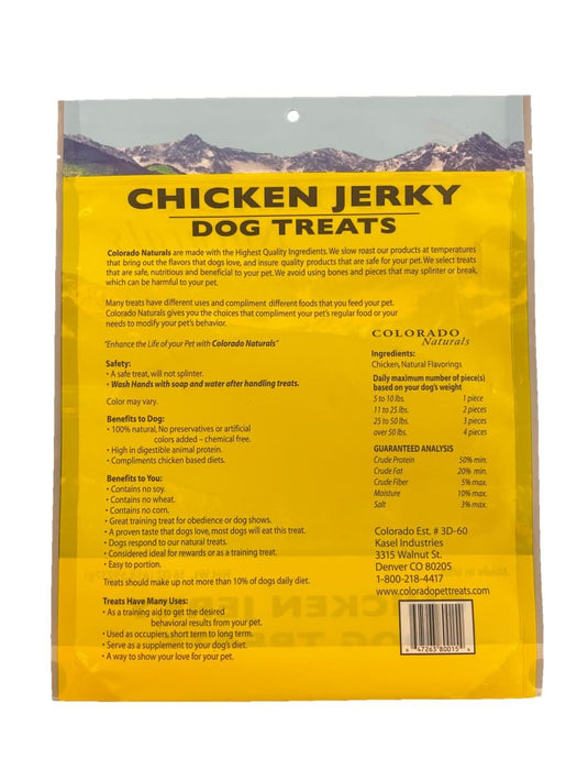 Colorado Naturals Chicken Jerky Dog Treats - 647263800154