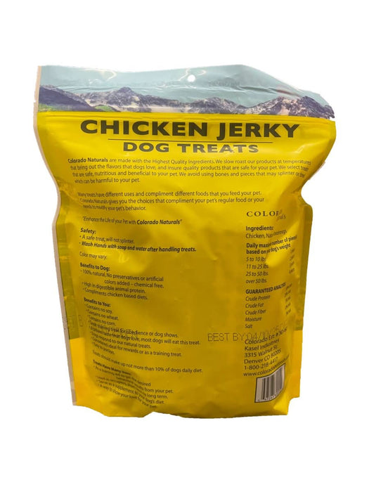 Colorado Naturals Chicken Jerky Dog Treats - 647263800154