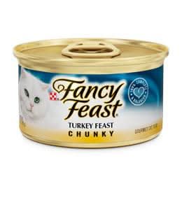Fancy Feast Chunky Turkey Canned Cat Food - 00050000040414