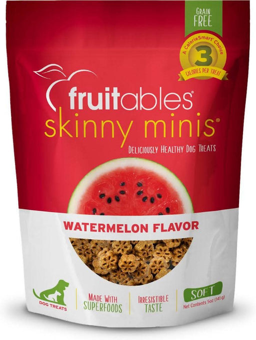Fruitables Skinny Minis Chewy Watermelon Dog Treats - 895352002600