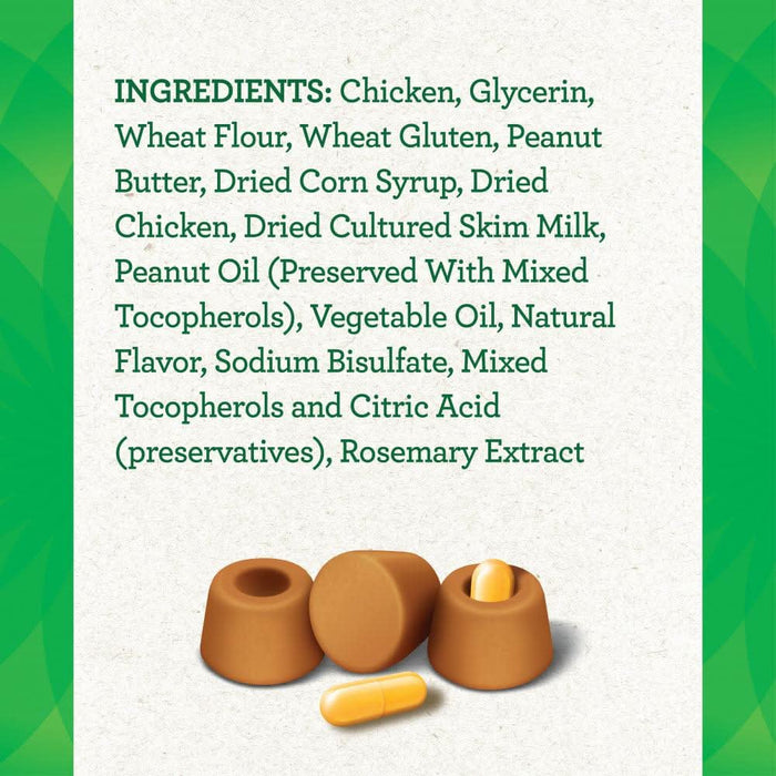 Greenies Pill Pockets Canine Peanut Butter Dog Treats - 642863101267