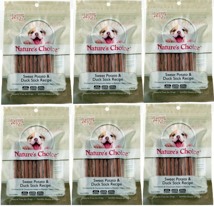 Loving Pets Nature's Choice Sweet Potato & Duck Meat Sticks -