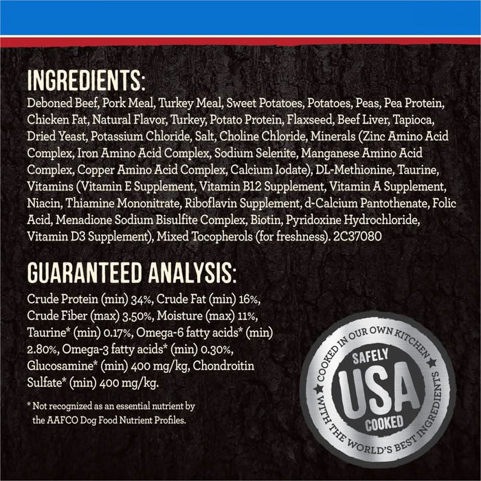 Merrick Backcountry Grain Free Dry Adult Dog Food Kibble With Freeze Dried Raw Pieces, Great Plains Red Recipe - 022808370741