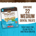 Merrick Fresh Kisses Dog Dental Treats With Mint Breath Strips Dog Treats for Medium Breeds - 022808660422