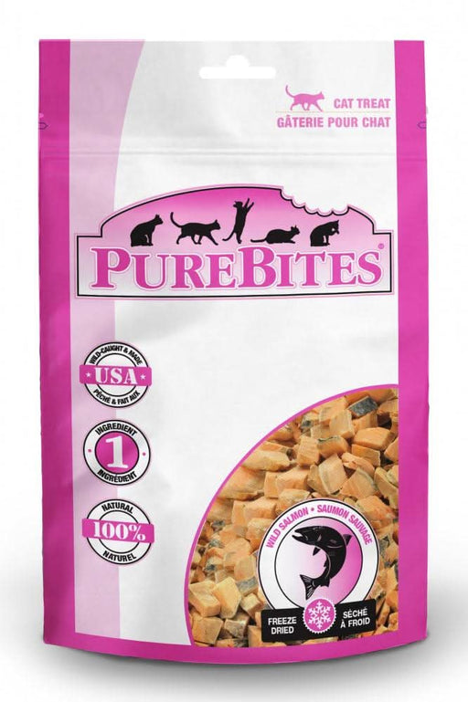 PureBites Salmon Freeze Dried Cat Treats - 878968001458
