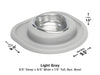 WeatherTech Single Low Pet Feeding System - 8 oz Stainless Steel Bowl - 787765537803