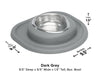 WeatherTech Single Low Pet Feeding System - 8 oz Stainless Steel Bowl - 787765161206