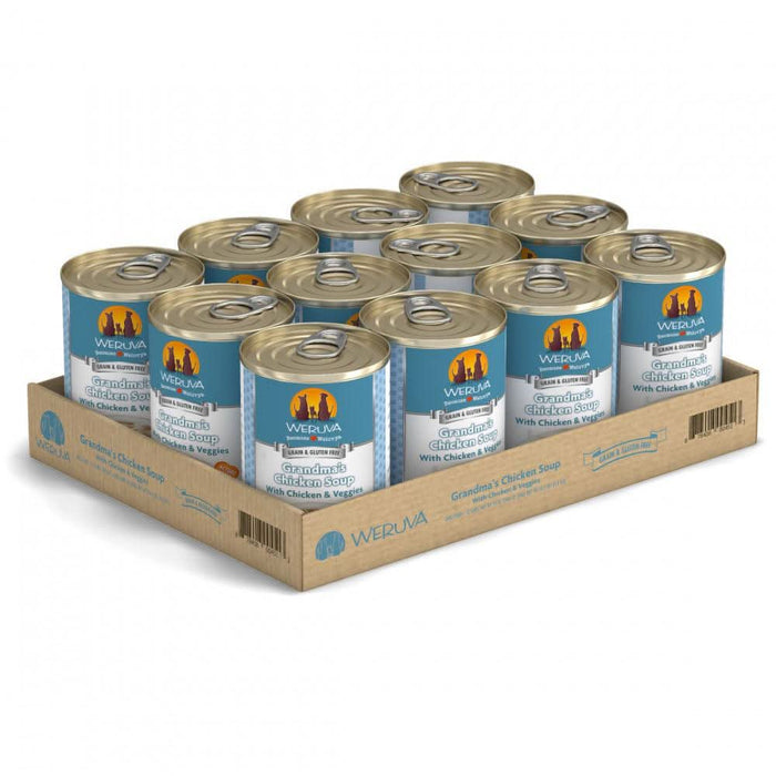 Weruva Grandma's Chicken Soup with Chicken & Veggies Canned Dog Food - 878408004124